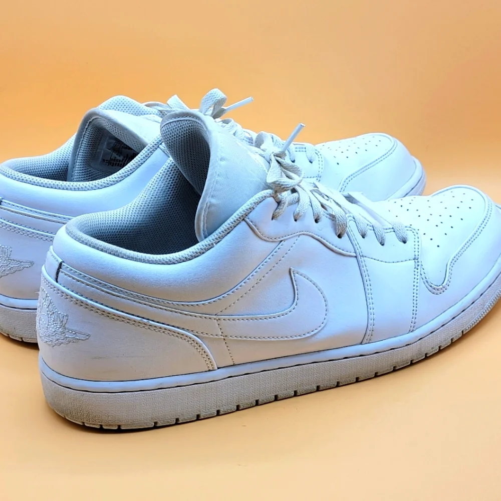 Nike Air Jordan 1 Low White‎ SIZE 15. #1461